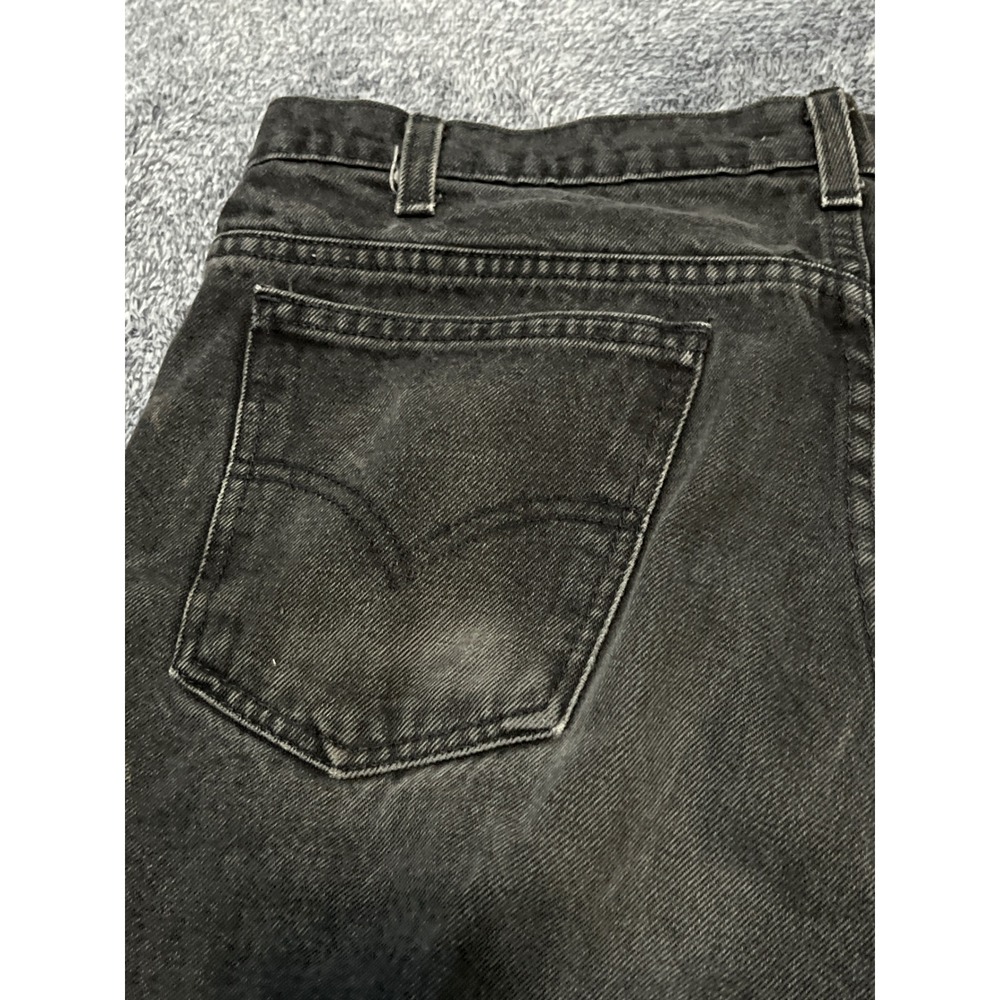 Levis Vintage505 RegularFit Straigh Leg Jeans Mens 34x32 Faded Black100% Cotton - Picture 10 of 15
